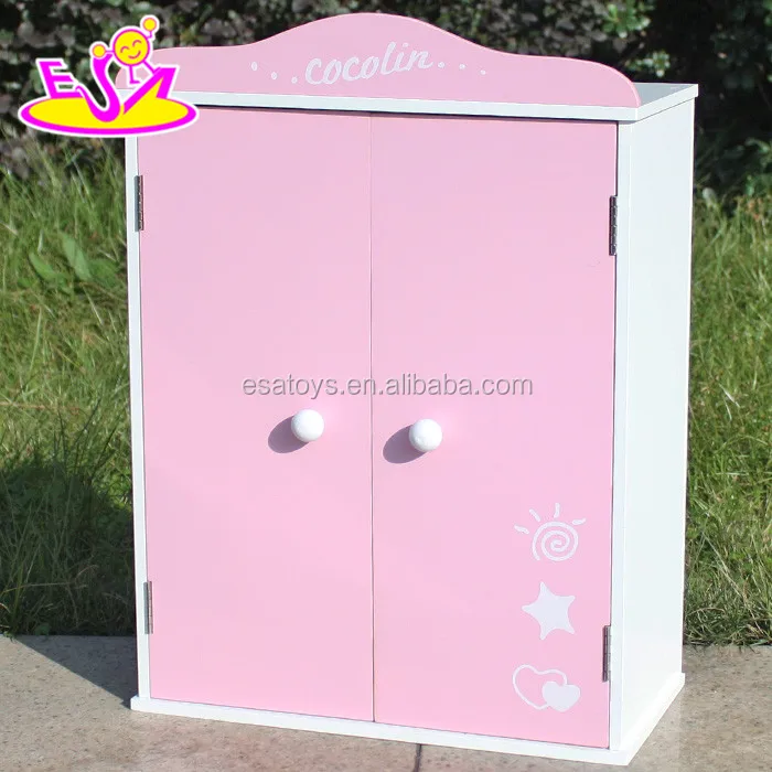 2016 brand new doll toy wardrobe, fancy toy wardrobe for kids W06B041