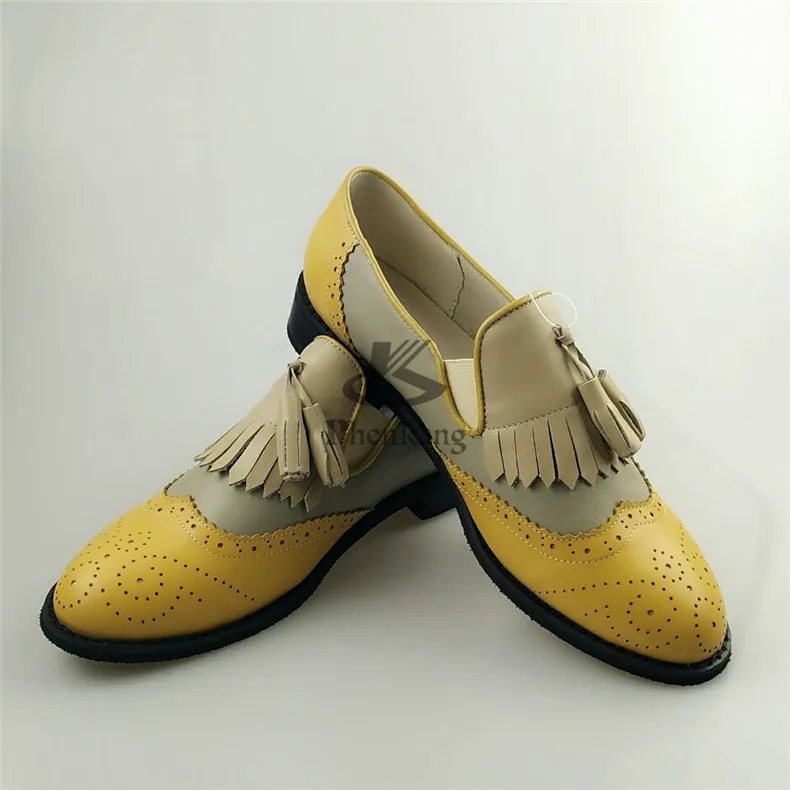 2016 Genuine Leather Big Woman Size 11 Designer Vintage Flat Shoes