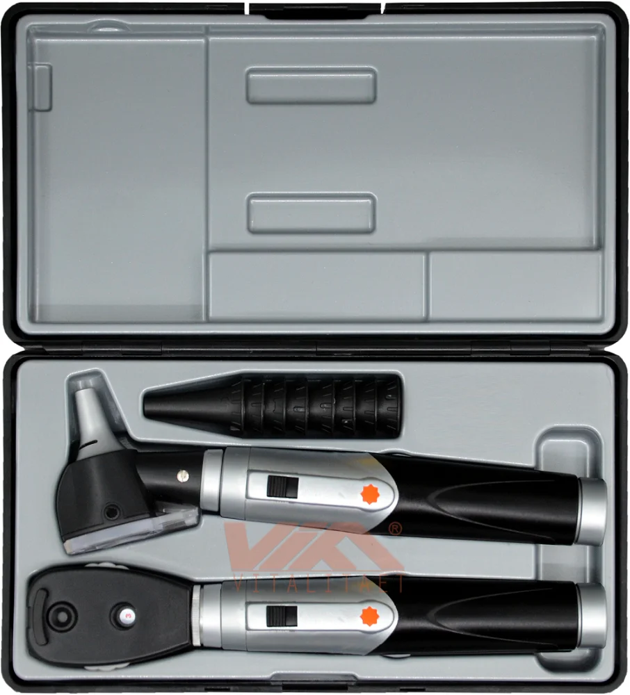 
VM-TP312 Professional Medical Diagnostic ENT Kit Multi-purpose Otoscope Ophthalmoscope Set 