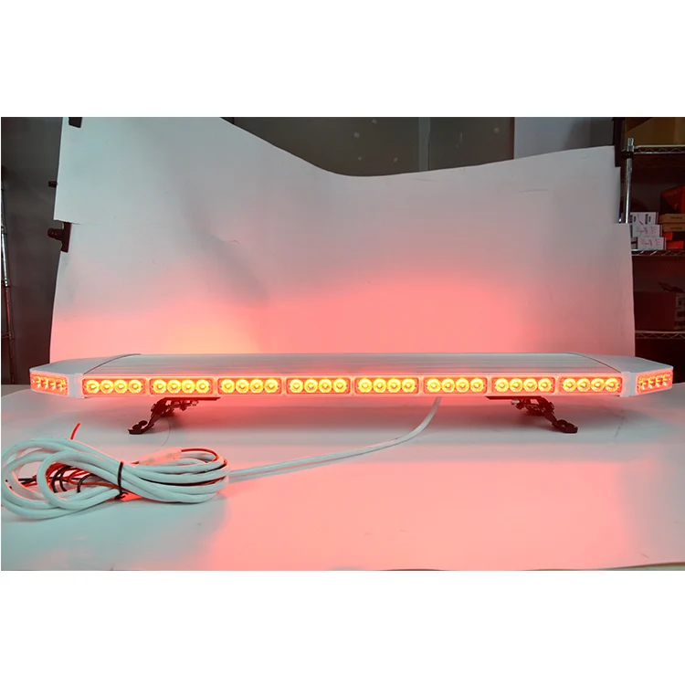 Pilot car roof warning amber led strobe light bar