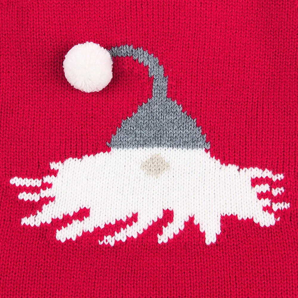 Knit baby Girl or boy body suit Onsie outfit romper With Christmas hat