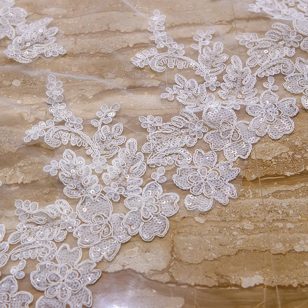 
Wedding Veil 4 Meters Long High Quality Bridal Head Veils One-layer Lace Veil lace Women Wedding Accessories 