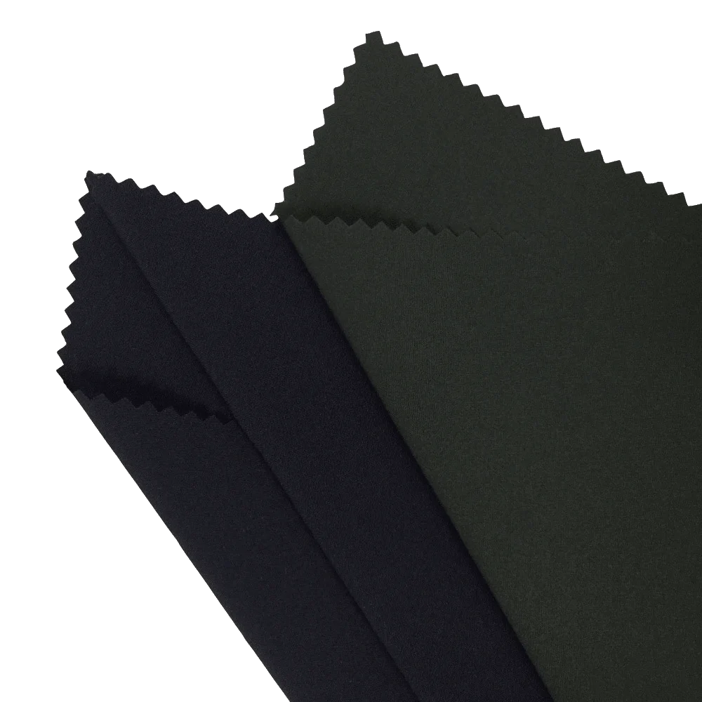 
4 Way Stretch Flexible Recycled Polyester Spandex Eco Friendly Sports Waterproof Fabric 