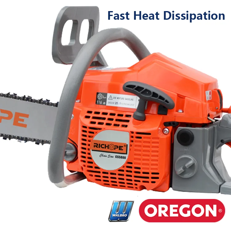 Petrol Wood Cutting Machine  High Quality Wholesale Gasoline Chainsaw CS5200i