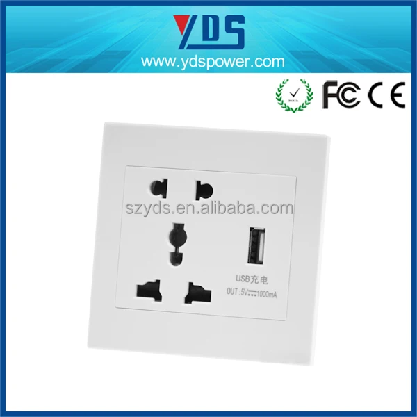 Высокое качество 3 контакт. британский разъем расширения, великобритания электрический usb розетка