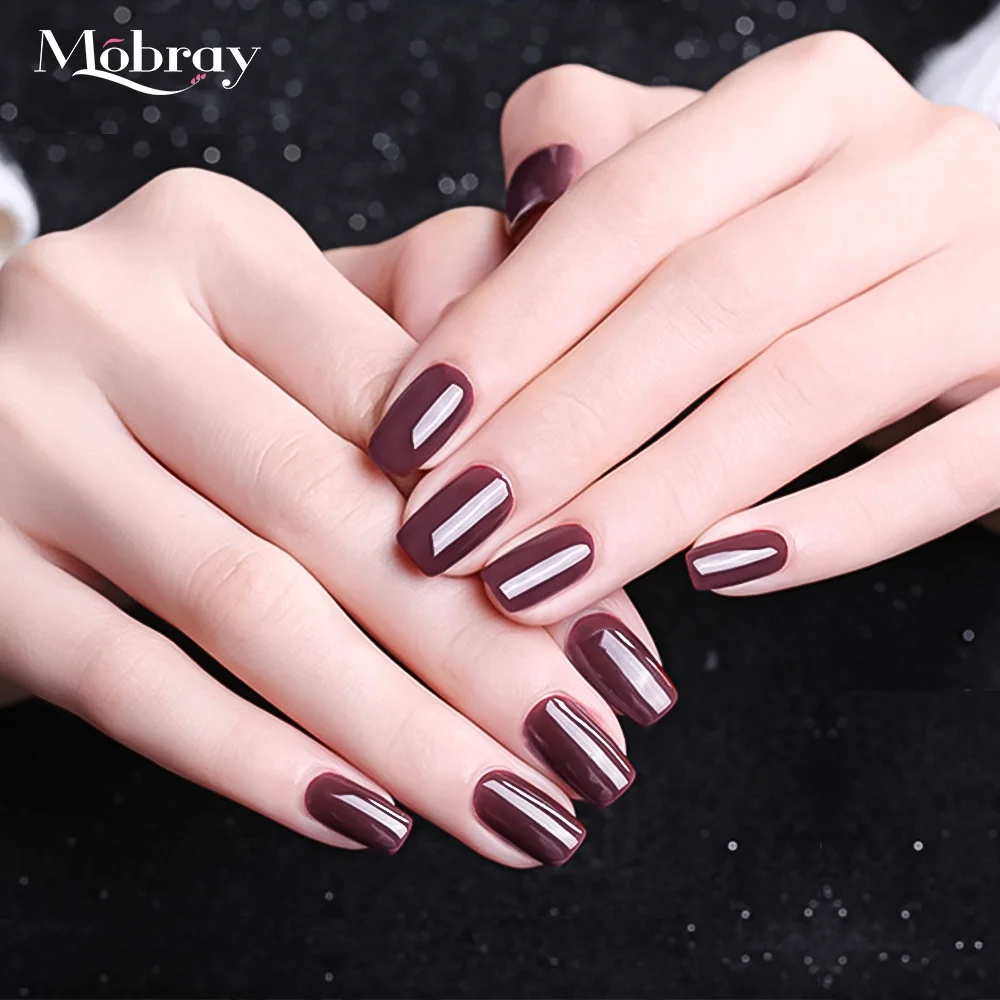 Mobray Soak Off gel nail Polish set Nail Art Gift Box UV LED Nail Varnish Set