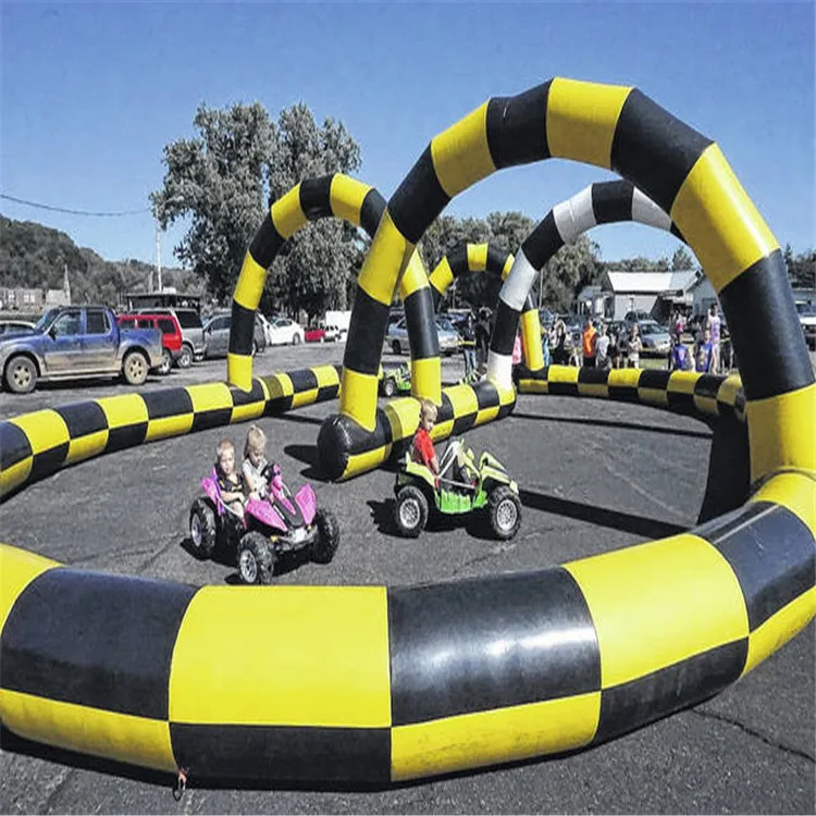 Go Kart Track Race Track Gokart Inflatable Zorb Ball Go Karts Racing Race Car Track for Sale