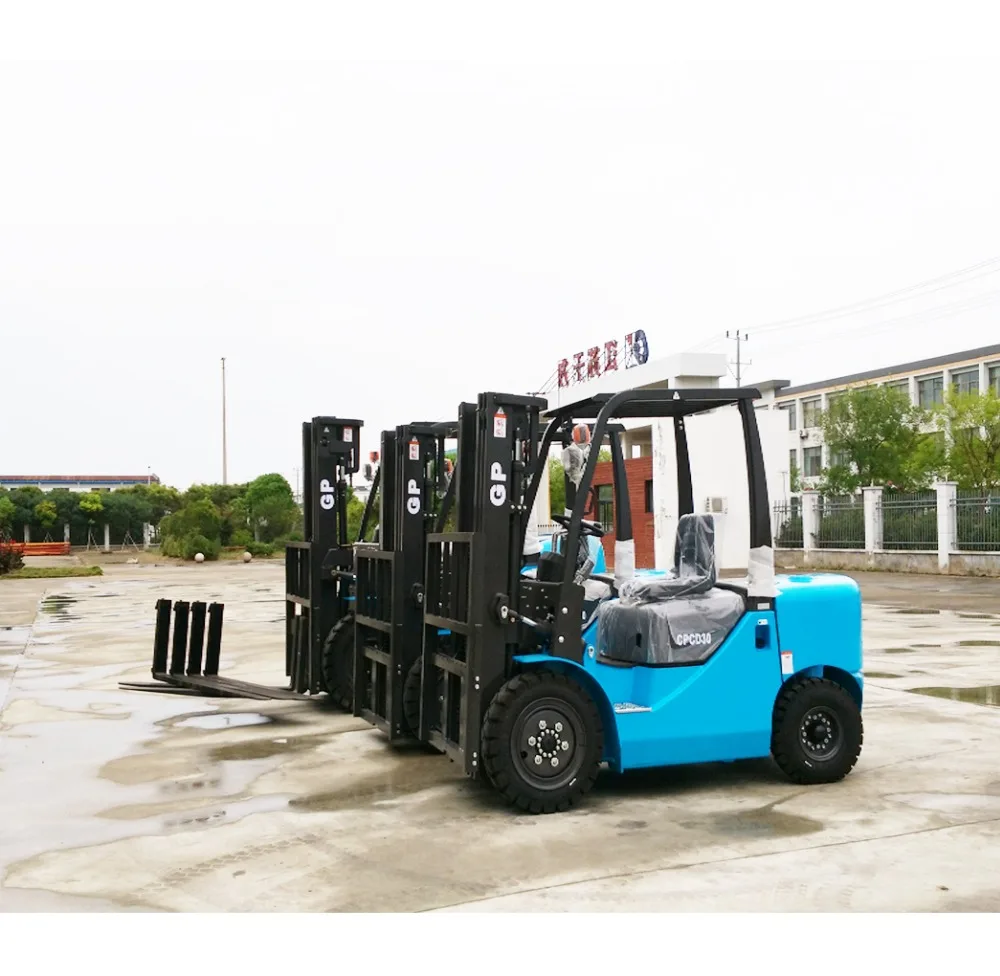 3 ton diesel forklift hydraulic forklift with spare parts for free CPCD30