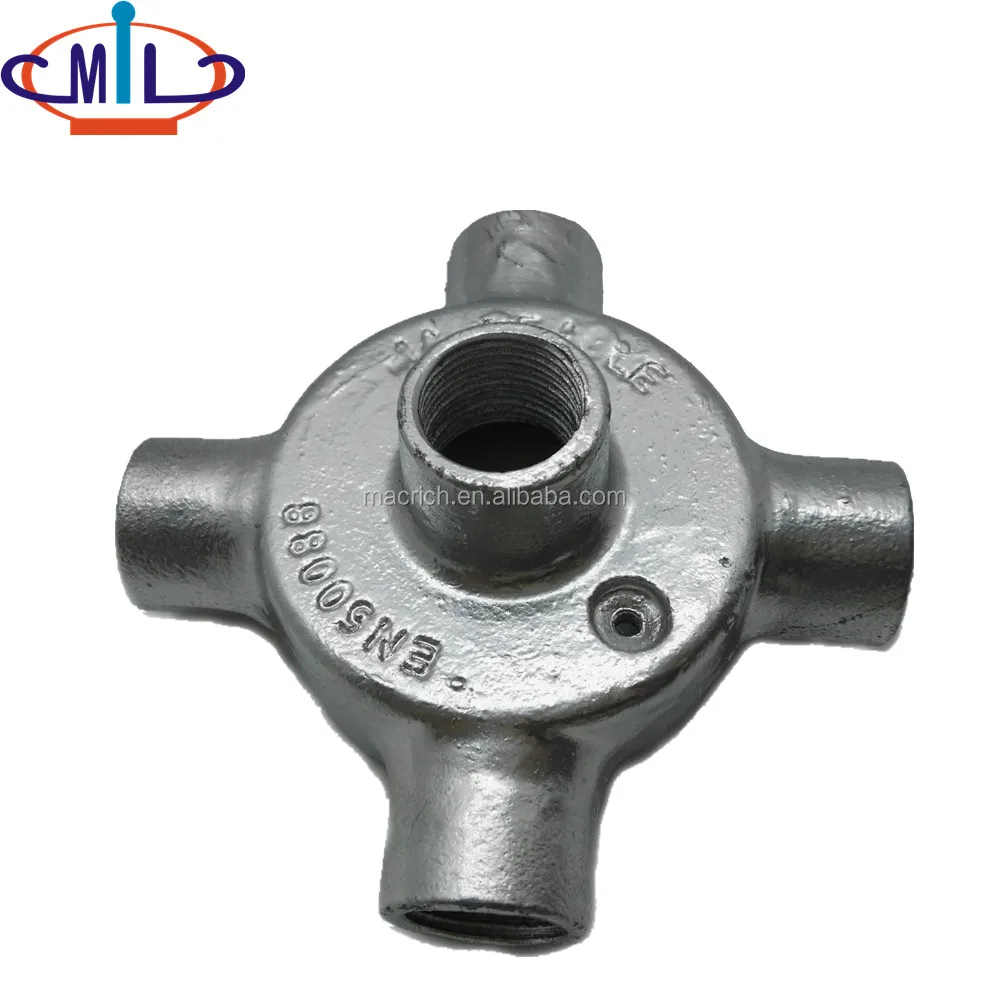 0,2 долларов США/шт., 20 мм, 5 каналов, горячеоцинкованная коробка из ковкого железа