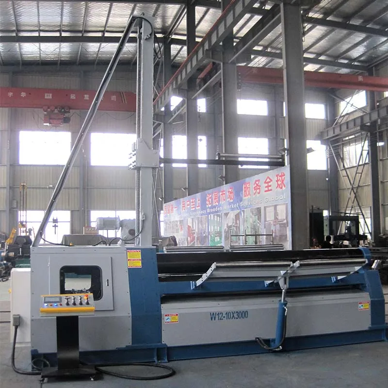 automatic cnc steel plate rolling machine hydraulic 4-roll machines