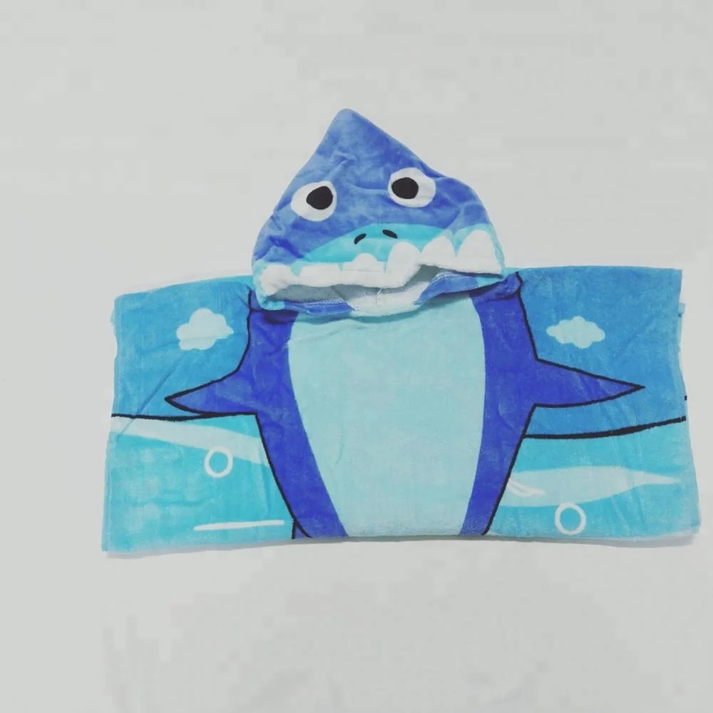 100% Organic Cotton Baby Towel Bathrobe,Baby Animal Hooded Towel