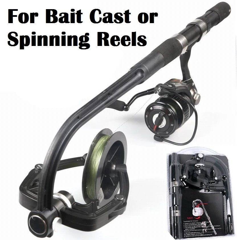 Machine  Reel Spool Spooling Fishing Line Winder Spooler