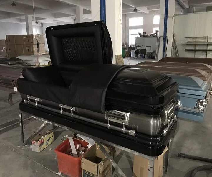 KM1229 buy funeral casket american luxury coffin caskets from manufacturer
