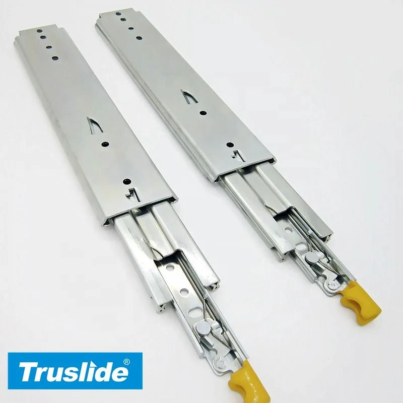 High Quality 76MM Lock-in and Lock-out Heavy Duty Full Extension Caravans Slide for Pulling Stove