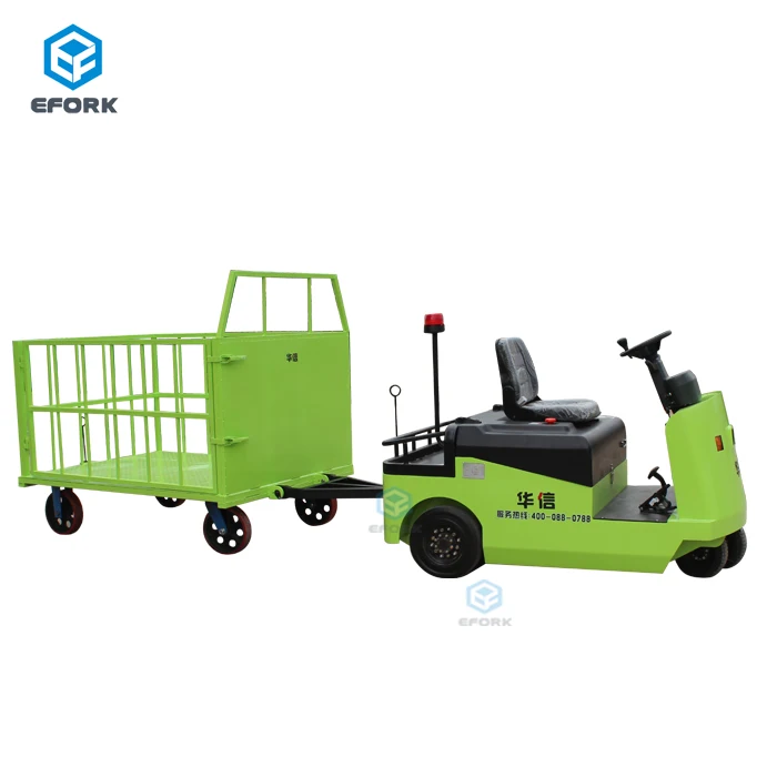 
4 ton 6 ton Electric Tow Tractor with 2 Front Wheels 