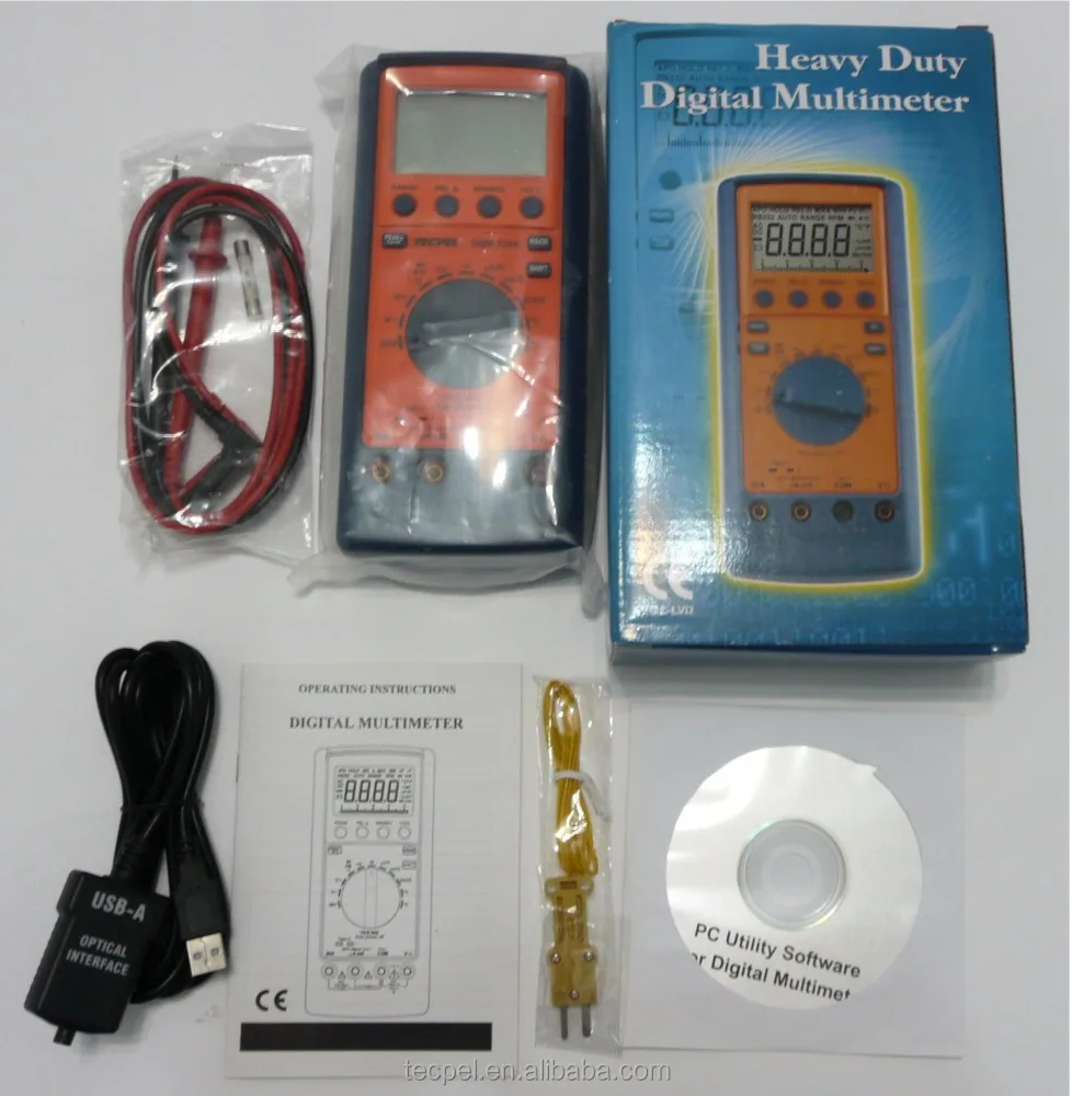 DMM 129A 3 3/4 Digit Multimeter Voltage and Resistance Current Tester