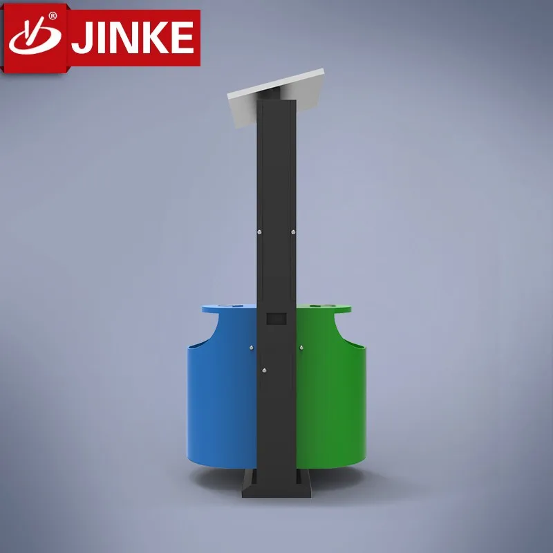 United Electronic Waste Bin Waste Bin Solar Energy Trash Bin