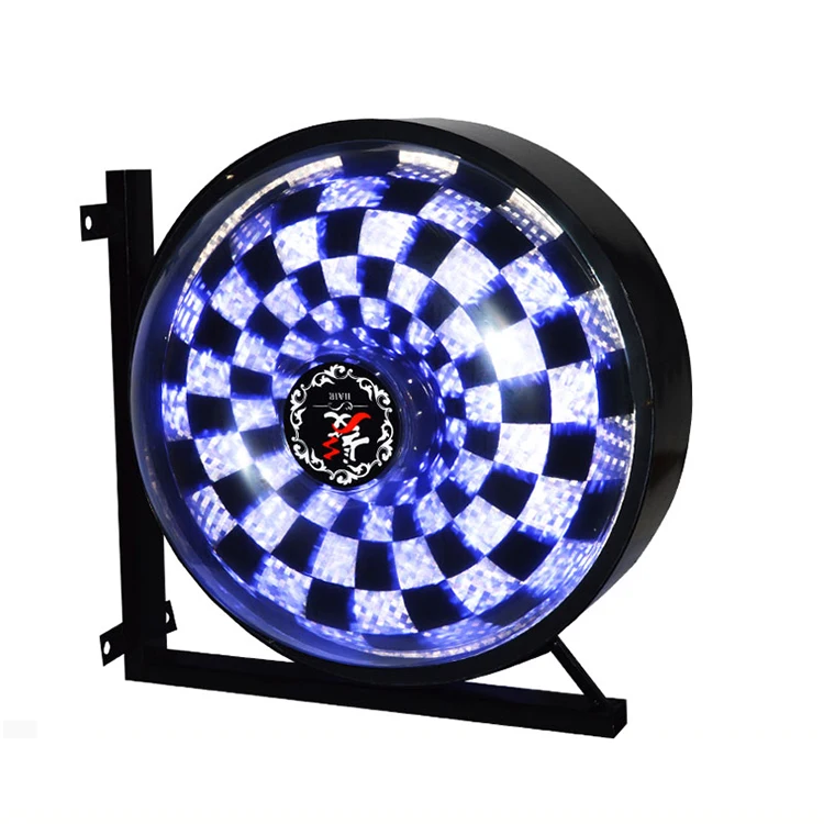 Hair Salon Stations Equipment Best Seller Rotating Barber Shop Pole Black and White Barber Pole Salon furniture Wholesale Price