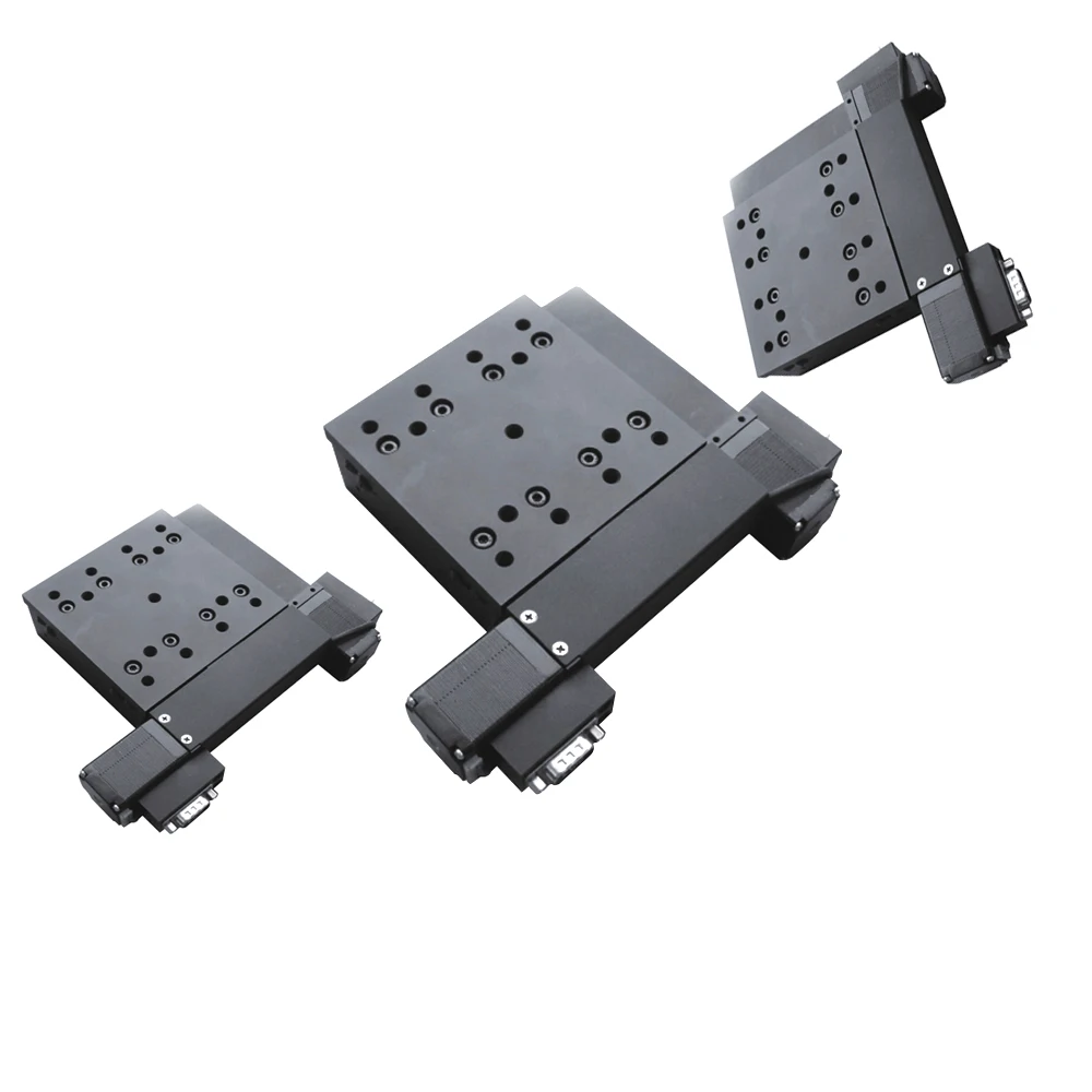 Моторизованный микрометр, шариковый винт xy, Рельс мотора, перекрестная скользящая линейная ось движения, небольшая точность оси xyz, движущаяся сцена