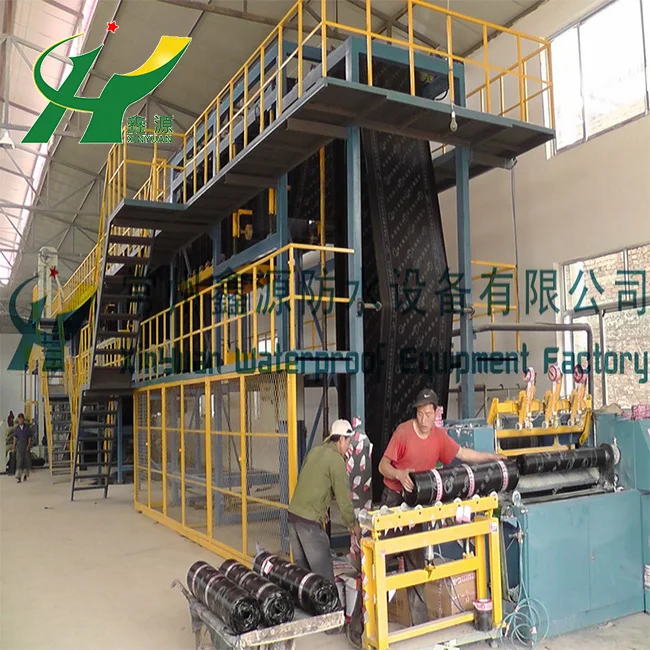 sbs/app modified bitumen waterproof coiled material bathroom waterproof membrane production line
