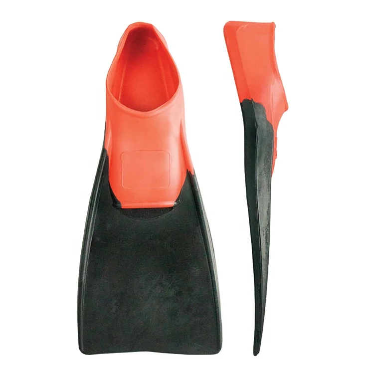 Long swim fins, Youth swim flippers, Rubber flippers