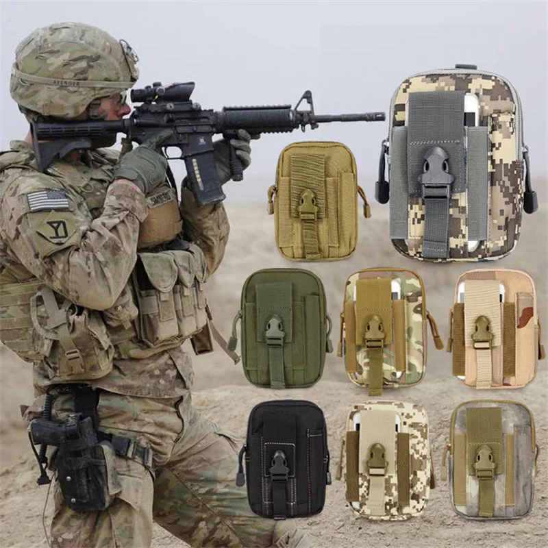 Pack Bag tactical Pouch Waist Belt Waist Fanny Molle Tactical Phone Pocket