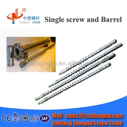 Micro Extruder Screw/PVC Pipe Machine Single Screw Barrel