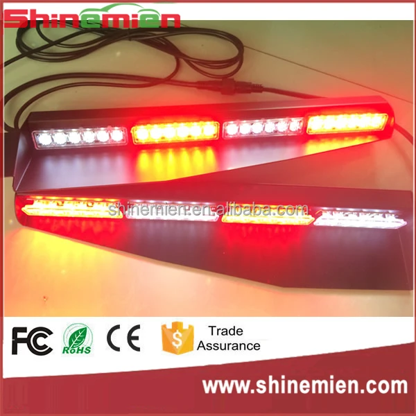 
CAR WINDSHIELD LED STROBE FLASHING LIGHT,VISOR LED FLASH STROBE LIGHT BAR 
