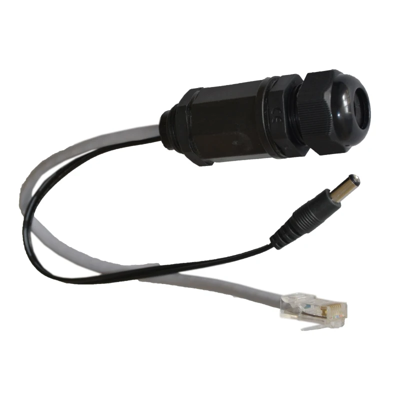 POE DC PLUG RJ45 IP67 Waterproof Connector for WiFi AP
