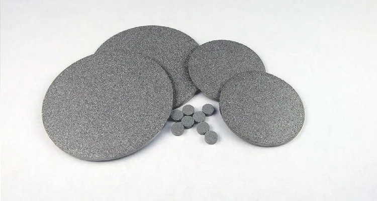 High quality titanium sintered porous disc filter Sintered Microporous disc for degreasing