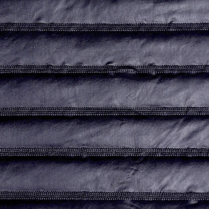 Warmth Keeping Polyester Batting Double Layer Pre Quilted Leather Jacket Fabric