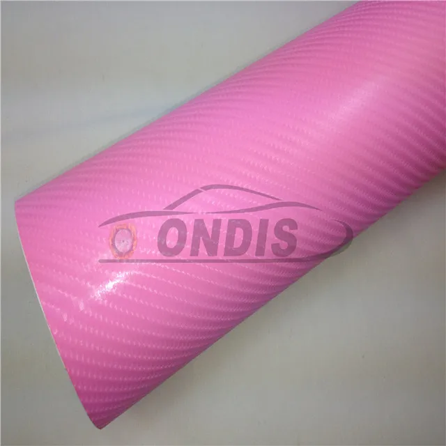 Decoration PVC 4D Carbon Fiber Vinyl For Mini Cooper Car Wrap Sticker