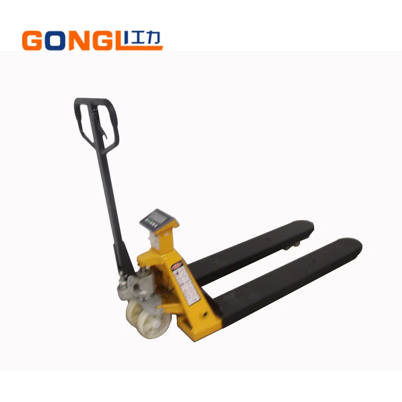 
Straddle Hand Pallet Truck 2.5T Hydraulic Pallet Truck with Weight Scale 