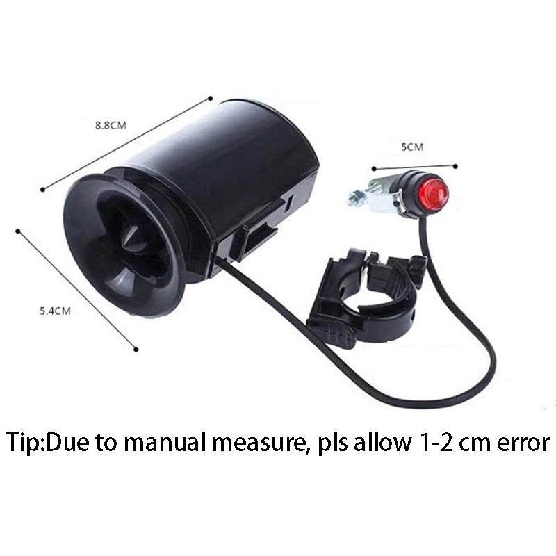 Bicycle Bell 6 Sounds Super Loud Electronic Bike Horn Handlebar Strong Siren Bell Warning Safety Alarm Timbre Bicicleta