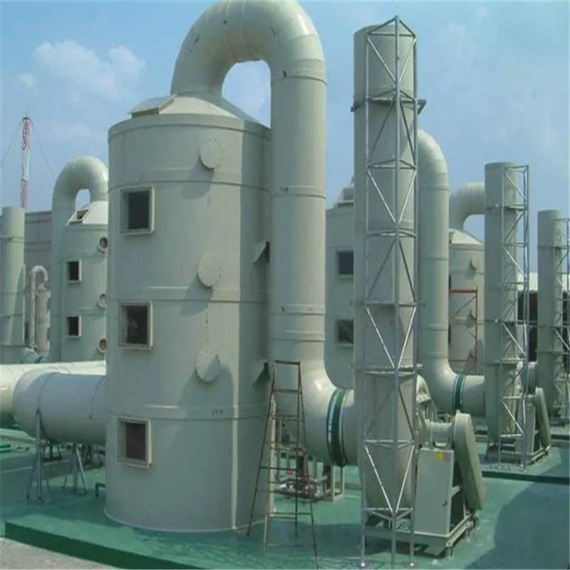 
FRP Purification Tower Gas Scrubber Deep Bed Active Carbon Columns Dry Exhaust Gas Adsorption Tower 