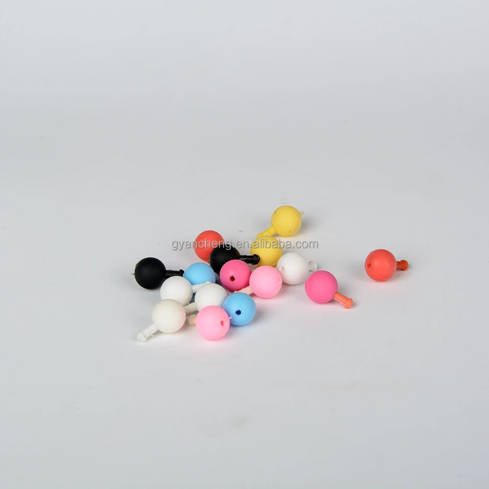 Бусины из пищевого силикона и резины