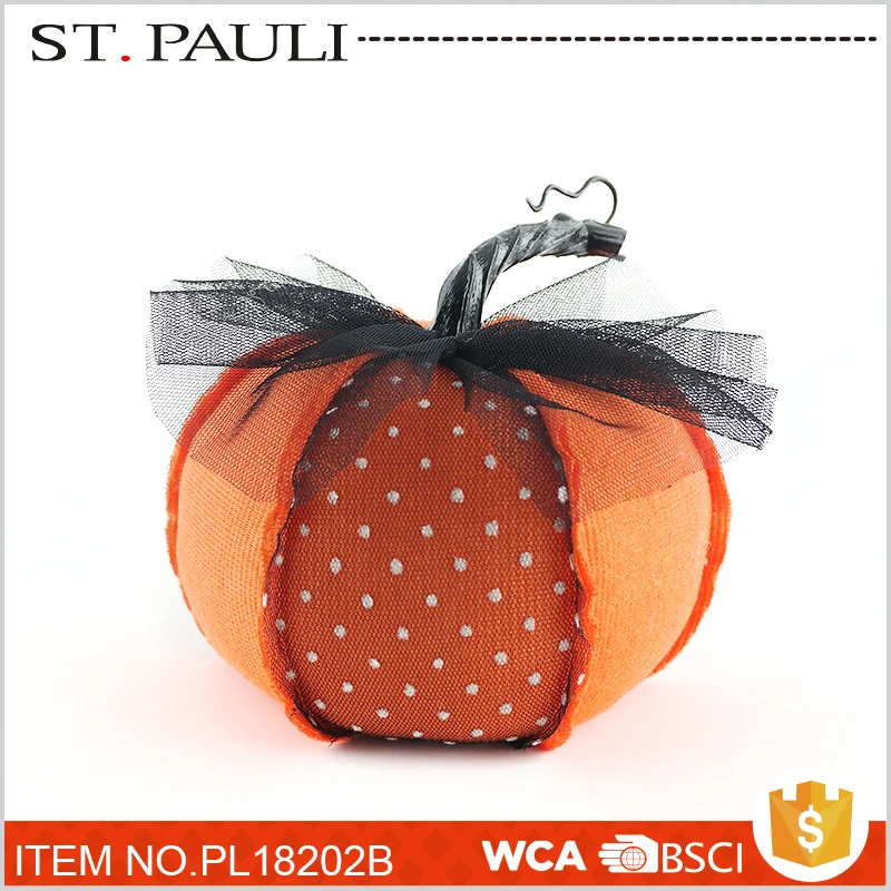 
holiday desk top felt accessories handmade pumpkin halloween hot novelty items for sale 