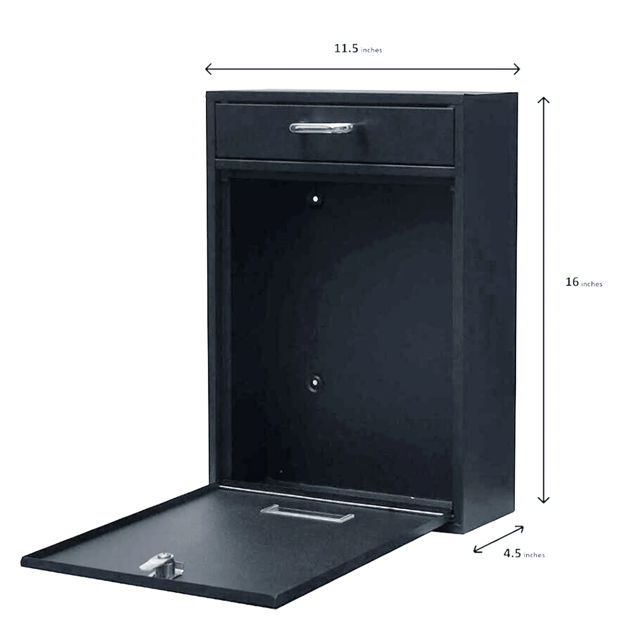 Современный открытый почтовый ящик для ворот, антиквариат, металлический водонепроницаемый Американский чугунный почтовый ящик