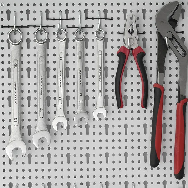 24PC assorted metal hook pegboard hooks kit for garage storage