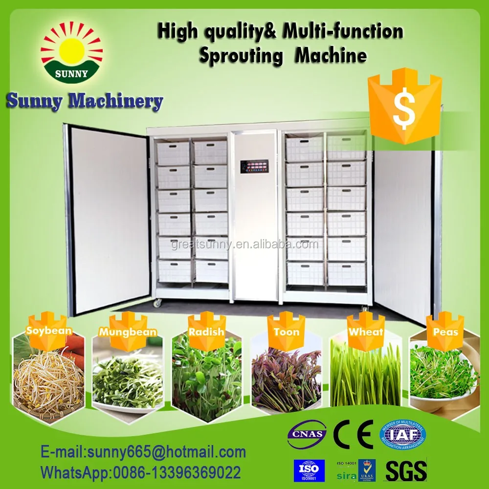 Машина для выращивания семян овощей с гидропонной системой 400a-200кг