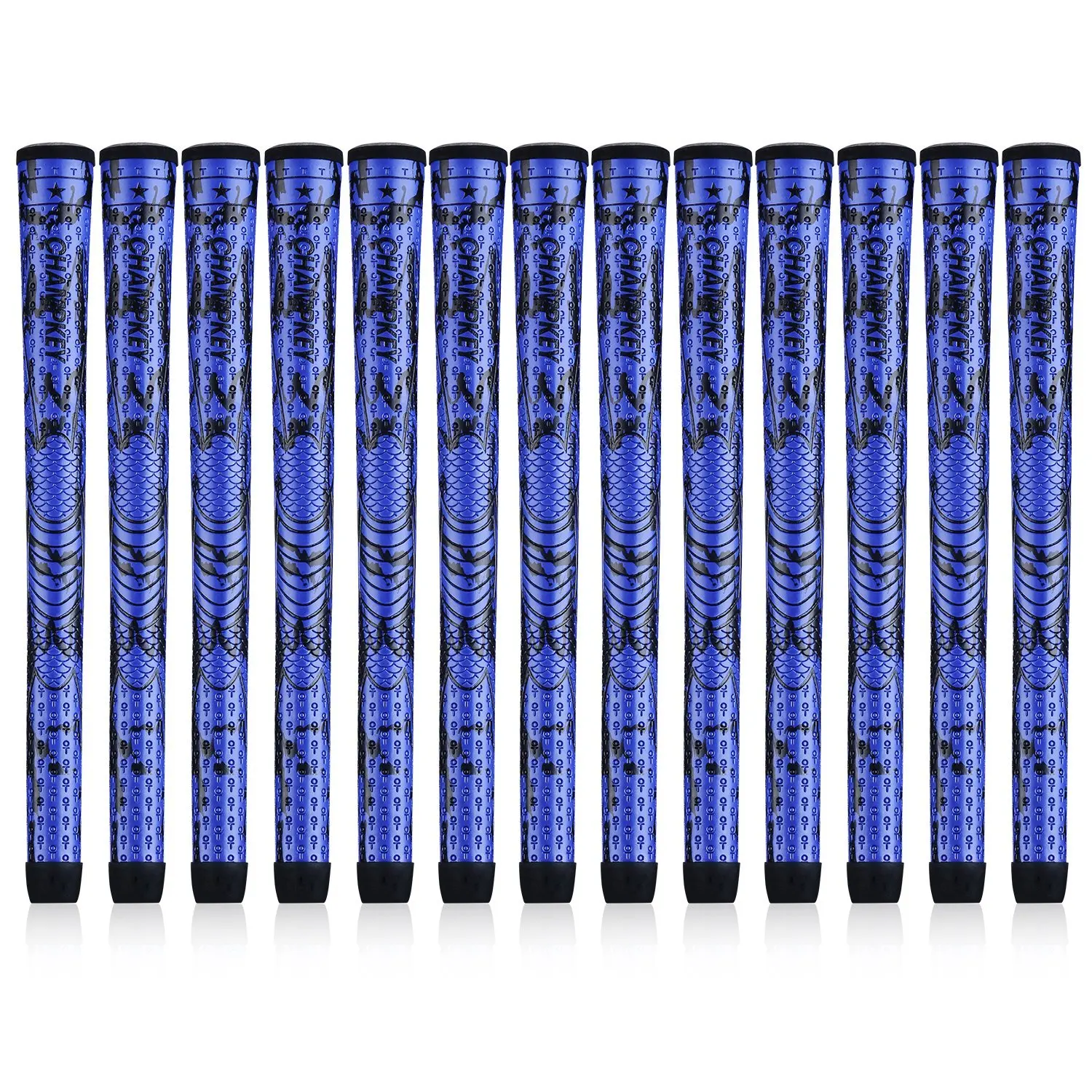 
NEW Champkey X Blue Black Golf Grips Standard Midsize and Oversize Three Size Available Club Grips 