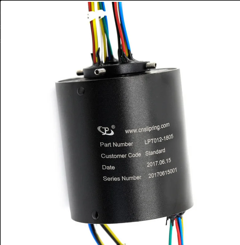 Electric swivel slip ring,18 Circuits hole size 12.7mm 18circuit 5A