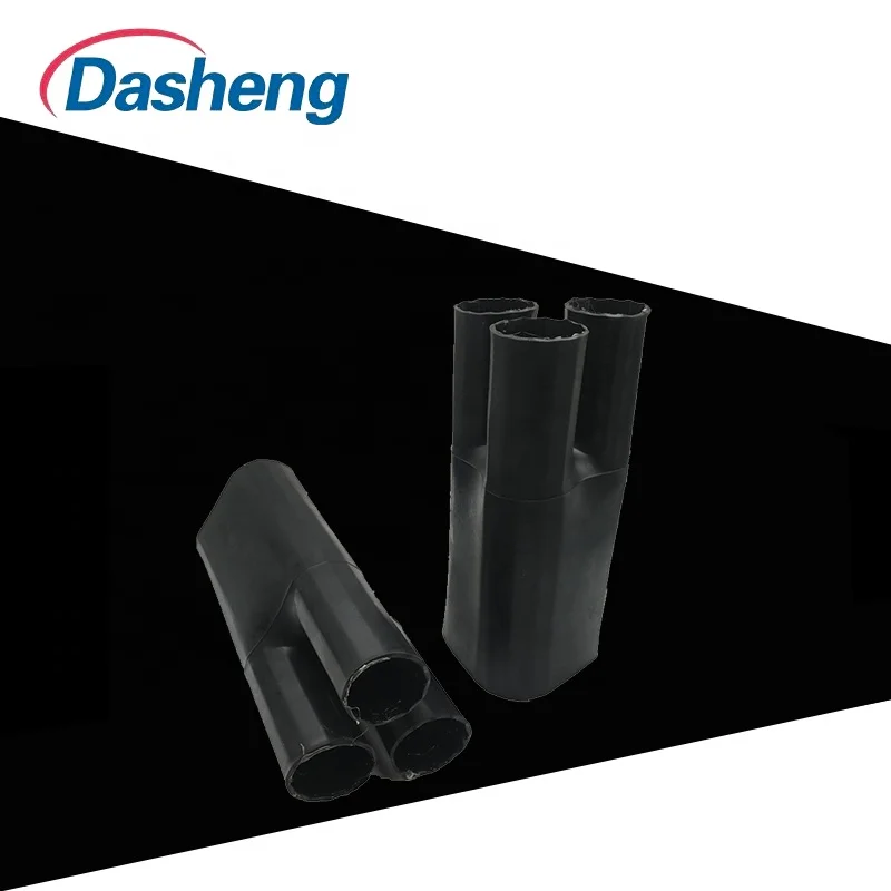 3-Core Heat Shrinkable Breakouts Cross Linked Polyolefin Cable Breakout Boots