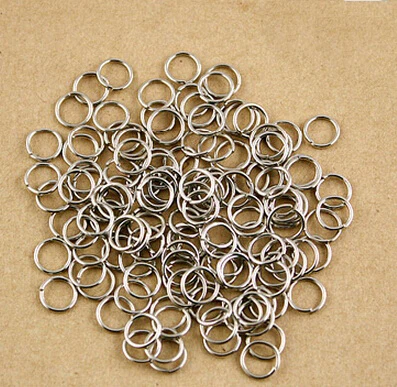 2015 Hot Newest 680Pcs Real Silver Plated 21 Gauge 8mm Diameter Open Jump Rings Jewelry Findings