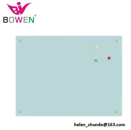 
Magnetic Glass Dry Erase Board Whiteboard 36x24inches White Frosted Surface Frameless for office supplier 