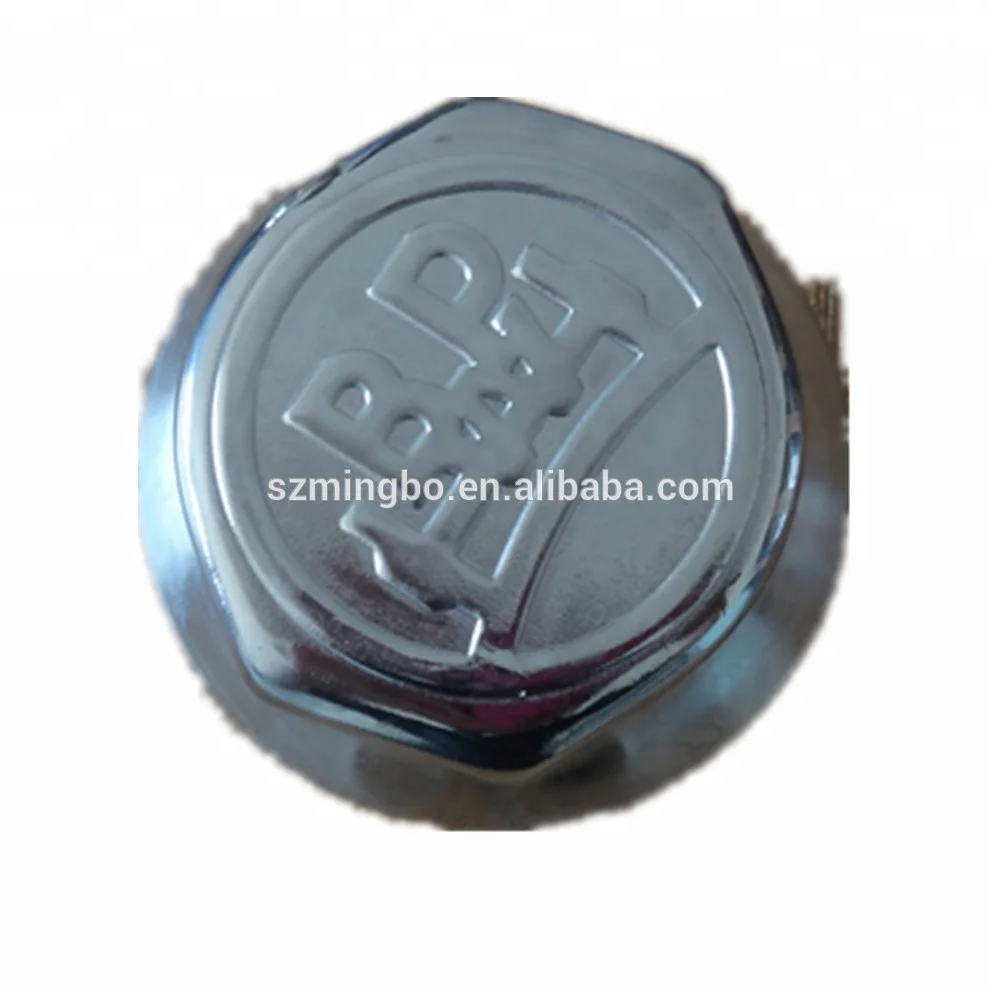 Truck parts, trailer hub cover/wheel cover, BPW 12T chrome axle covers