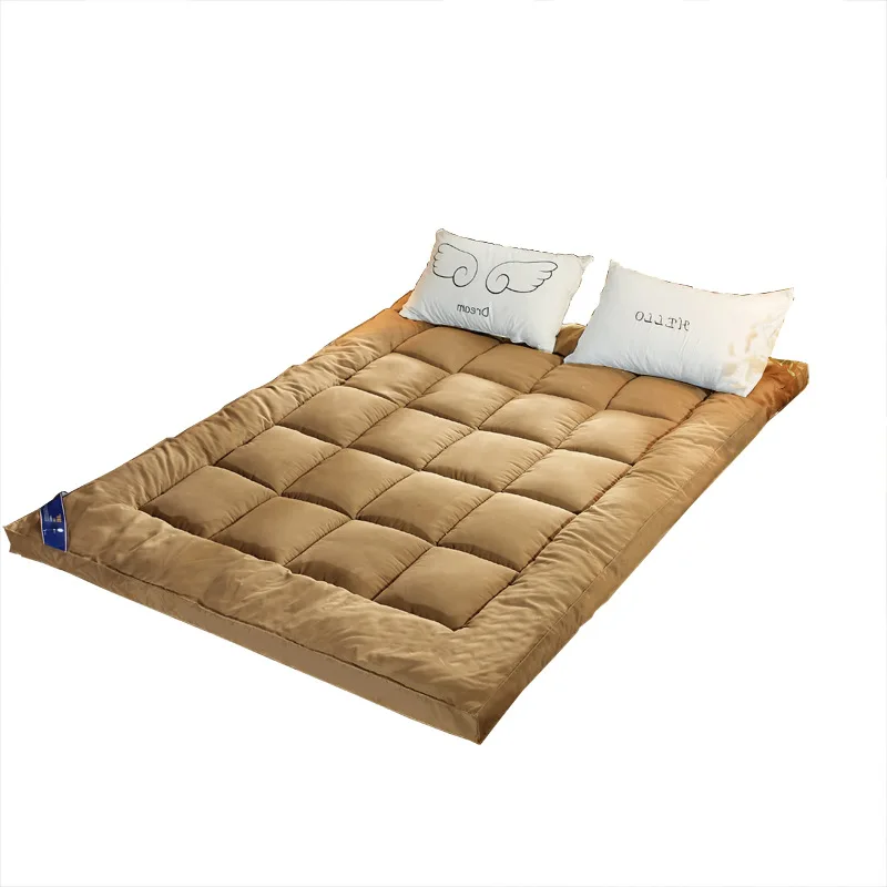 Customer designs foam 100% polyester feather mattress topper supports OEM and ODM