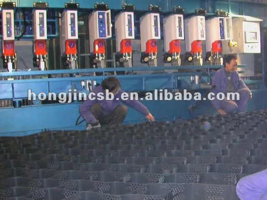 Установка ультразвуковой сварки объемной гео-решетки hongjin