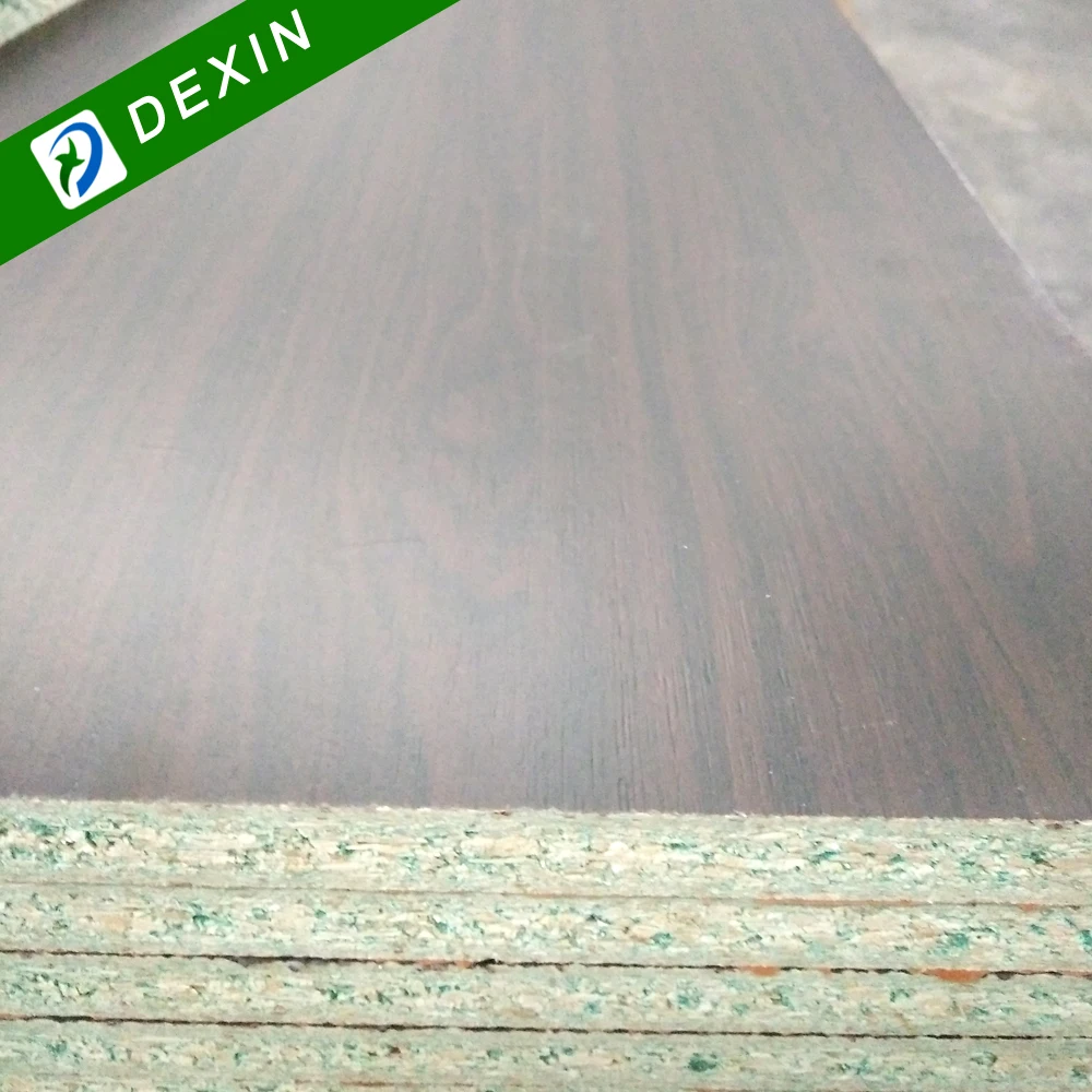 Melamine Faced Cheap Chipboard with Size of 4'x8' and Glue E0/