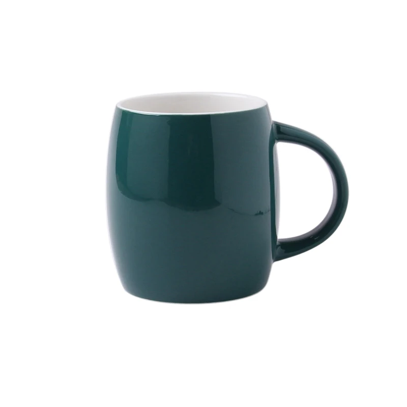 MOQ 1 pc matte black china ceramic porcelain mug cup milk cup coffee cup for export